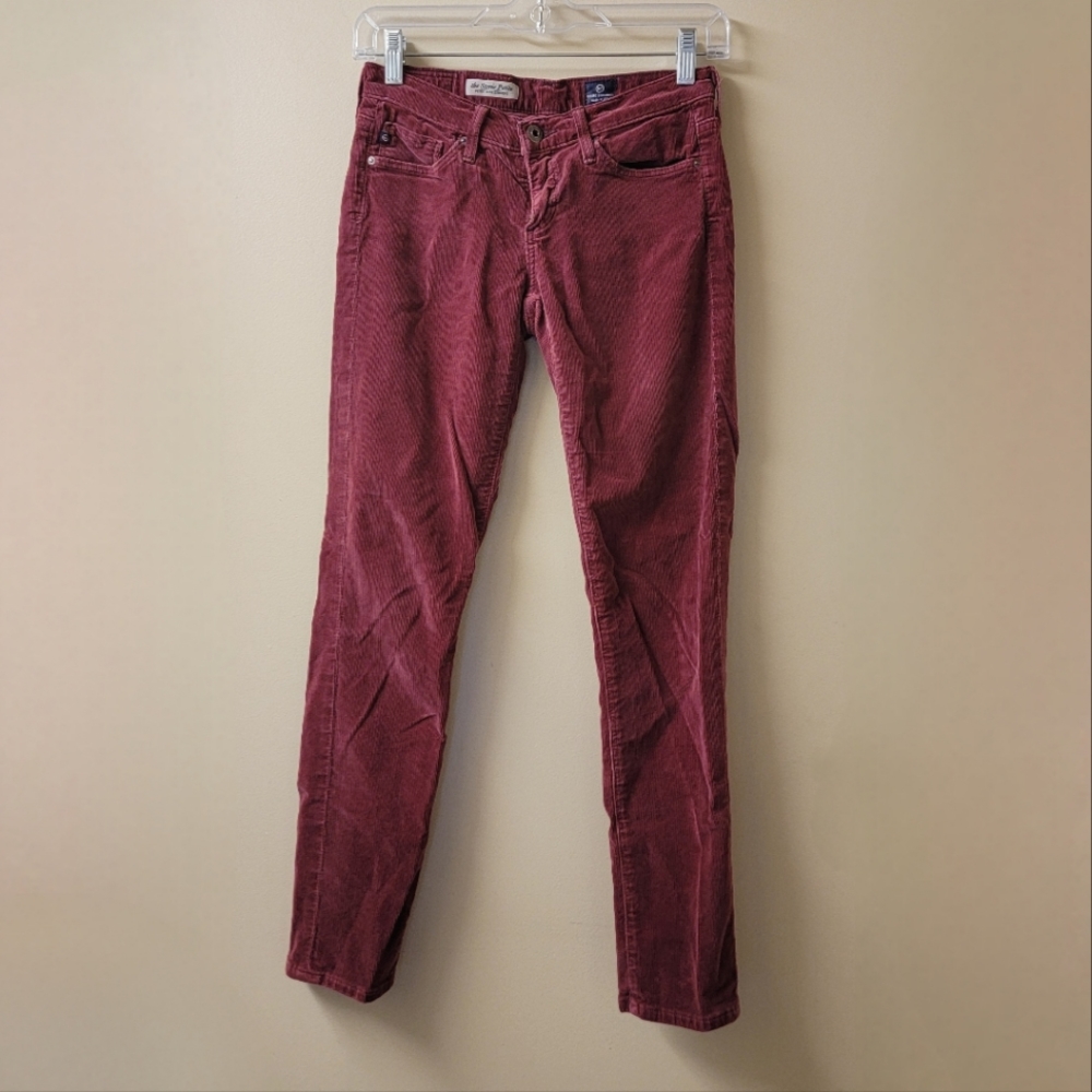 AG The Stevie Petite Slim Straight Corduroy Pant Size 24P